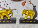 天祥緣銅大象擺件一對黃銅制吸水象招客廳玄關(guān)門(mén)口財直鼻子朝下大號銅象 原創(chuàng  )設計 15號吸水象一對 曬單實(shí)拍圖
