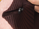 優(yōu)衣庫合作款/男裝女裝高領(lǐng)針織衫/長(cháng)袖毛衣毛衫25秋冬新款479733 19 酒紅色 M /170/92A 曬單實(shí)拍圖