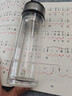 【?京東物流配送】高硼硅雙層玻璃杯大容量泡茶杯水杯子茶水分離 【雙層加厚】茶杯 350ml 1只 曬單實(shí)拍圖
