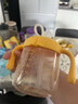 貝親（Pigeon）兒童牛奶杯1-3歲寶寶喝水喝奶PPSU直飲奶瓶雙吸管水杯 黃色330ml 曬單實(shí)拍圖