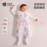 貝肽斯嬰兒睡袋暖姜恒溫兒童背心睡袋嬰幼兒防踢被睡衣秋冬中厚 甜夢(mèng)XL 曬單實(shí)拍圖