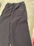 無(wú)印良品（MUJI）女式 易干彈力泡泡紗輕便七分褲 褲子女款25年夏季女裝BE1VSA5S 藏青色 M （160/66A） 曬單實(shí)拍圖