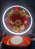 赟婭結婚喜慶臺燈長(cháng)明燈送閨蜜新娘中式實(shí)用七夕情人節訂婚禮物 花開(kāi)并蒂（紅底禮盒裝） 曬單實(shí)拍圖