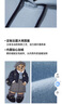 Teenie Weenie小熊女裝加絨衛(wèi)衣秋季簡約風(fēng)抽繩連帽休閑寬松上衣女 淺藍色 M (165) 曬單實拍圖