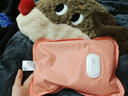 晶黛德國小狗熱水袋暖手寶新款充電防爆暖寶寶毛絨套暖水袋電熱寶 咖色狗狗熱水袋 (智能防爆自動(dòng)斷電) 曬單實(shí)拍圖