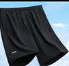 李寧（LI-NING）運(yùn)動(dòng)短褲男夏季透氣薄款寬松休閑戶外速干跑步健身冰絲五分褲 曬單實(shí)拍圖