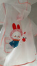 牧萌兒童雨衣男童女童防水全身雨披幼兒園小學(xué)生雨具 粉色草莓兔 S 曬單實(shí)拍圖