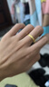 周六福（ZLF）黃金戒指男女款足金999福字活口指環(huán)百福戒 計價(jià) 12號 - 5.74g 曬單實(shí)拍圖
