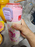 富光保溫杯學(xué)生大容量水杯女一蓋雙飲兒童便攜吸管杯男寶寶316L茶杯子 500ml粉多莉【一蓋雙飲+316L】 曬單實拍圖