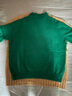 春竹100%山羊絨氣質(zhì)百搭鏤空半高領(lǐng)女套衫保暖毛衣羊絨衫女 綠色 S 90CM 曬單實(shí)拍圖