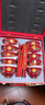 拓進(jìn)德國(guó)進(jìn)口品質(zhì)龍鳳喜碗對(duì)碗一對(duì)結(jié)婚碗筷套裝陪嫁妝新婚禮物送新人 新款龍鳳碗*8+合金筷勺【禮盒】 曬單實(shí)拍圖
