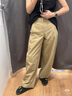 優(yōu)衣庫女裝針織廓形長褲/彎刀鐮刀褲子25秋冬新款483722 475344 483722/32深米色 L 曬單實拍圖