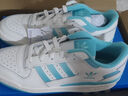adidas FORUM LOW CL休閑籃球風(fēng)板鞋女子新款阿迪達斯官方三葉草 白/淺閃光藍/簡(jiǎn)單薄荷綠   39 曬單實(shí)拍圖
