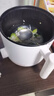 美的（Midea）電煮鍋 宿舍小電鍋 電蒸鍋 學(xué)生寢室一體泡面小火鍋 多功能鍋 XZE1613 1.7L 配蒸籠【國家補貼】 曬單實(shí)拍圖
