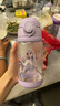 迪士尼兒童便攜水杯夏季小學(xué)生幼兒園男童女孩 艾莎吸管杯直飲杯2蓋夏款杯520ml 曬單實(shí)拍圖