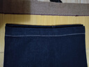 森馬（Semir）牛仔褲女冬季分割抓毛拖地褲2025酷颯風(fēng)顯腿長(cháng)彎刀褲109725124008 曬單實(shí)拍圖