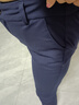 木榮職業(yè)西裝褲女春秋季2025新款小個(gè)子休閑直筒褲高腰顯瘦九分煙管褲 藏藍九分褲 XL (建議115-125) 曬單實(shí)拍圖