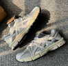 亞瑟士ASICS女鞋透氣跑步鞋耐磨緩震運動(dòng)鞋越野跑鞋 GEL-KAHANA 8 灰色/棕色 37.5 曬單實(shí)拍圖