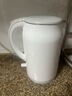 美的（Midea）電熱水壺食品級316L不銹鋼雙層無(wú)縫一體內膽防燙燒水壺 1.7L自動(dòng)智能斷電開(kāi)水壺SH17M301PRO 曬單實(shí)拍圖