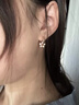 伊燦白鹿同款滿鉆花朵耳環(huán)女2025新款爆款耳釘精致氣質高級感耳扣耳飾 白鹿同款滿鉆花朵耳環(huán) 曬單實拍圖