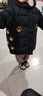 鴨鴨兒童羽絨服2025新款男女小童寶寶中長(cháng)款連帽加厚童裝冬季外套YD 曬單實(shí)拍圖