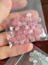 尊柜 貓眼石散珠子 圓珠粉色白色散珠 diy編織串珠手鏈仿貓眼 粉貓眼10mm優(yōu)選20顆可做單圈手 曬單實(shí)拍圖