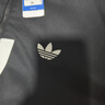 adidas情侶款復古寬松運動(dòng)立領(lǐng)夾棉外套男女秋冬阿迪達斯三葉草 黑色 2XL 曬單實(shí)拍圖