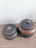 胖東來(lái)品質(zhì)紫陶茶葉罐密封罐陶瓷紫砂大小號醒茶罐普洱儲存罐防潮 紫陶-高罐 曬單實(shí)拍圖