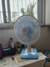 美的（Midea）臺式電風(fēng)扇七葉柔風(fēng)輕音臥室宿舍廣角遠(yuǎn)距交流定頻臺扇辦公室桌面節(jié)能省電搖頭小型電扇 FGAU40D 曬單實拍圖