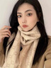 MITHAOL KUSC新年紅色女士圍巾女本命年生日禮物送女友老婆長輩禮盒裝 紅色【禮盒裝】 曬單實(shí)拍圖
