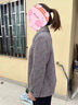 恒源祥媽媽春裝洋氣大碼外套春秋毛呢子大衣中老年女格子上衣服2025新款 灰色. L (建議85-100斤) 曬單實拍圖