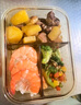 希樂扣Cilock耐熱玻璃飯盒上班族帶飯微波爐便當(dāng)盒餐盒密封碗保鮮盒 三隔+餐包 曬單實(shí)拍圖