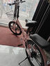 永久（FOREVER）自行車(chē)折疊自行車(chē)成人折疊自行車(chē) 超輕放后備箱折疊車(chē)自行車(chē)女士 頂配女神粉|變速+一體輪+禮包 22寸|充氣胎|身高145-180cm 曬單實(shí)拍圖