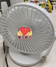 賽億風(fēng)寶蓄電款USB小風(fēng)扇電風(fēng)扇小電扇小臺(tái)扇辦公室宿舍床頭車載用多功能臺(tái)夾壁掛扇迷你便攜小型風(fēng)扇 曬單實(shí)拍圖