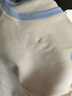 Q21【中暖】小暖皮兒童保暖內(nèi)衣套裝男女童秋衣秋褲校服神器 米藍-拼色款 110 曬單實拍圖