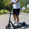 岱萊特二輪鋁合金滑板車成人可折疊減震城市兩輪青少年校園代步車 碟剎款【海灣藍】1.4-1.95米雙減震 正品岱萊特：成人鋁合金滑板車 曬單實拍圖