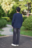 哈吉斯（HAZZYS）男裝 春秋季大logo長(zhǎng)袖衣服休閑男上衣圓領(lǐng)衛(wèi)衣男ABTZE0CCF02 藏青色NV XL （180/100A 50） 曬單實(shí)拍圖
