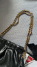 CHARLES&KEITH迷你菱格流浪包單肩斜挎雙肩包包女包生日七夕禮物CK2-60782390 Black黑色 S 曬單實(shí)拍圖