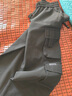 煋程（XINGCHENG）美式多口袋工裝褲男士春秋季褲子男寬松直筒大碼運動(dòng)休閑褲戰術(shù)褲 黑色(春秋款) XL (建議體重125-135斤) 曬單實(shí)拍圖