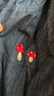 幼歌（YOUGE）嬰幼兒萌趣保暖寬松連帽外套舒適柔軟細(xì)膩不掉色牛仔衣 牛仔藍(lán) 110 cm 曬單實(shí)拍圖