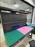 琉羽工廠(chǎng)重型工業(yè)灰復合面防靜電1000雙掛工作臺車(chē)間操作臺實(shí)驗 單桌+1000掛板 長(cháng)1.2米 曬單實(shí)拍圖