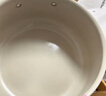 紅廚鈦陶瓷湯鍋24cm家用燉煮鍋燉鍋煲湯不粘鍋電磁爐 乳白色 24cm 曬單實(shí)拍圖