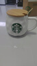 星巴克（Starbucks）杯子限量版簡約歐式水杯馬克杯家用陶瓷杯小禮品星巴風(fēng)咖啡杯早餐 p款(杯+勺+竹蓋)450ml 曬單實拍圖