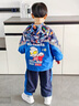 G.DUCKKIDS小黃鴨品牌聯(lián)名奧特曼兒童衣服男童套裝秋季2024新款童裝男孩秋裝 拼色奧特曼拼接眼鏡【春秋款】 120 尺碼5~6歲【110-120cm】cm 曬單實拍圖