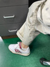 adidas ENTRAP美式校園風運動板鞋男女少年感復古籃球鞋阿迪達斯 白色/紅色   38 曬單實拍圖