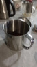 帝美思 304不銹鋼水杯泡茶杯兒童幼兒園口杯帶手柄漱口杯喝水牛奶杯辦公室隨手杯 10cm（帶蓋） 曬單實拍圖