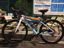 喜德盛公路車25-AD350碳纖前叉功率計(jì)齒盤鋁合金氣動車架 流光青 510 曬單實(shí)拍圖