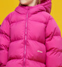 雅鹿2025新款洋氣兒童羽絨服男童女童寶寶中大童小童冬季加厚外套冬裝 玫紅色 130cm 曬單實(shí)拍圖