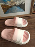 ECAC骨盆前傾矯正拖鞋女款負跟鞋夏季外穿足弓支撐室內家居防滑涼拖鞋 藕粉【預防改善矯正體態(tài)】 40 -41（推薦39-40腳） 曬單實(shí)拍圖