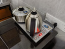 金灶（KAMJOVE）茶臺燒水壺?zé)匾惑w全自動恒溫電熱水壺 全智能手柄上水電茶爐泡茶專用熱水壺 FM-9銀色版 0.9L 【20*37cm】 曬單實拍圖